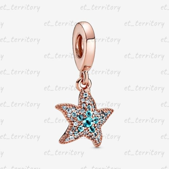 Pandora Jewelry - Pandora Sparkling Starfish Dangle Charm